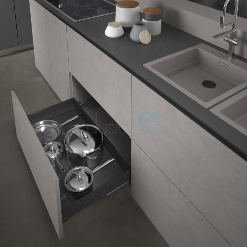 Корзина LEVEL PRO, выдвижной фасад (SIGE)